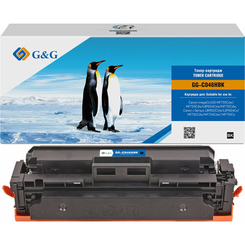 Картридж лазерный G&G GG-C046HBK черный картридж лазерный cactus cs 046hbk для canon lbp 653cdw 654cx mf732cdw черный ресурс 6300 стр