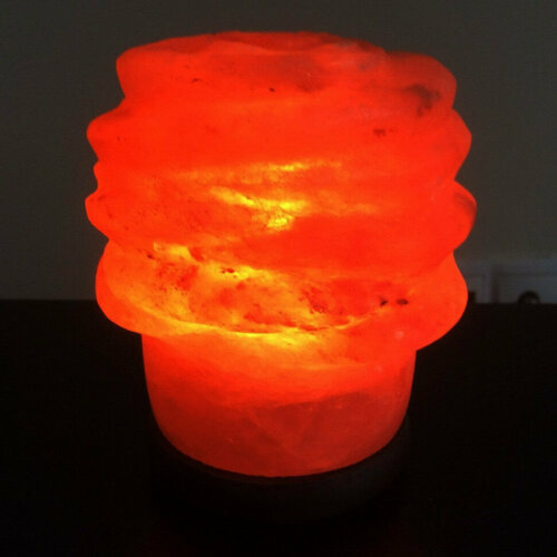 Солевая лампа цветок каркаде 3-3,5 кг