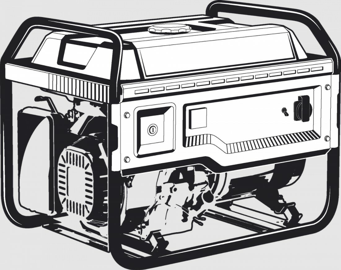 Генератор ЗУБР СБ-5500Е 5500 Вт