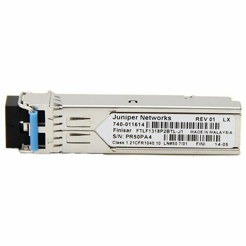 Трансивер Juniper EX-SFP-1GE-LX SFP 1000Base-LX 1Gbps 1310nm 10km SMF трансивер cisco glc lx sm rgd cisco 1000base lx lh sfp 1310nm 10km transceiver