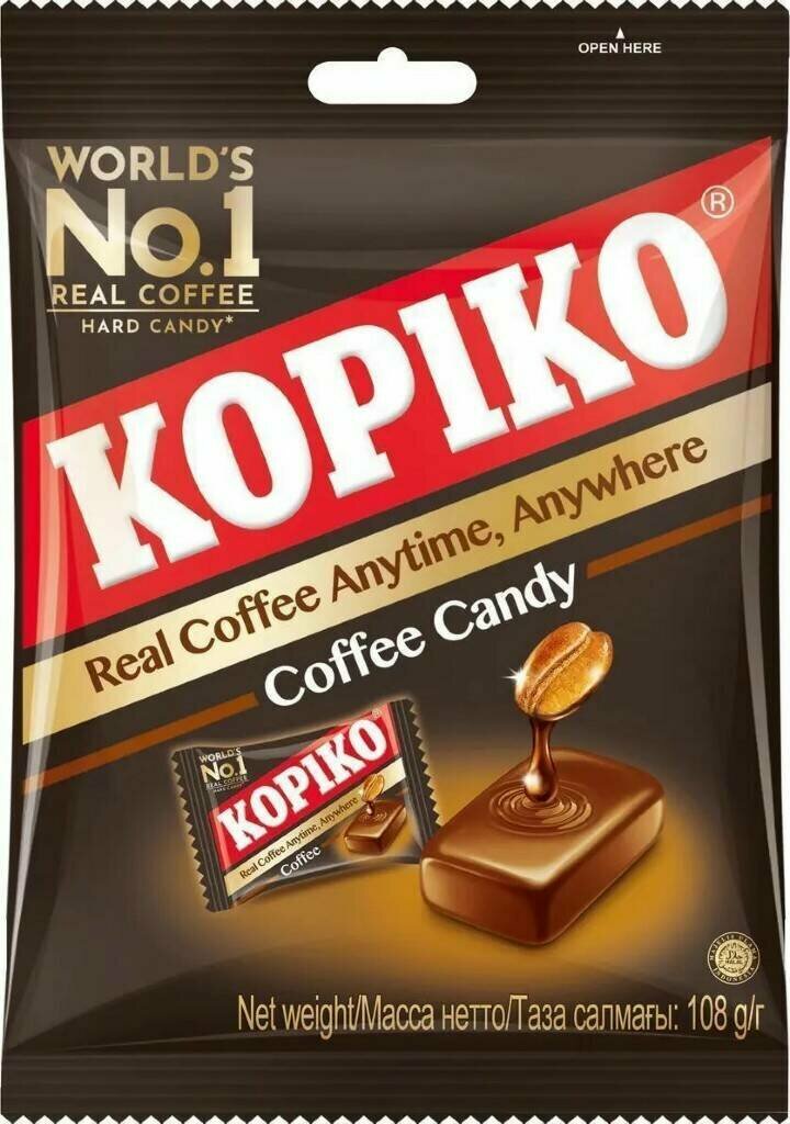 Леденцы KOPIKO COFFEE Candy / копико со вкусом кофе 108 г