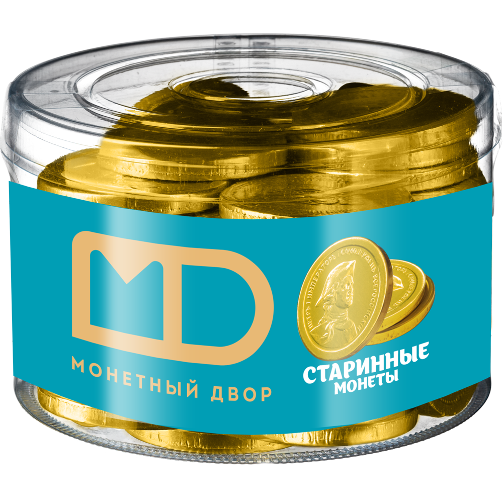 Шоколадные монеты «Стариные монеты» 6г по 50 шт.