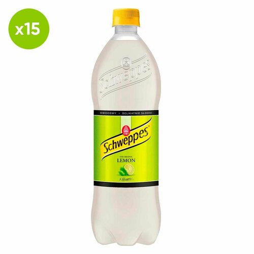 Газированный напиток Schweppes The Original Lemon со вкусом лимона (Польша), 850 мл (15 шт)