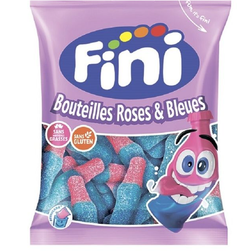Жевательный мармелад Fini Boutelles Roses & Bleues / Фини Розово-голубая Бутылочка 80гр (Испания)