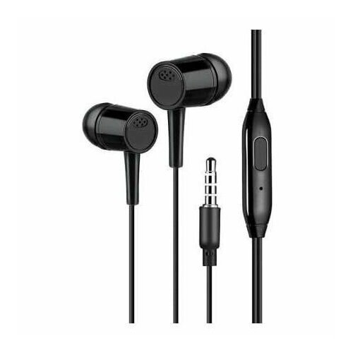 Наушники Stereo Earphone вакуумные с микрофоном наушники с микрофоном hoco m10 metal earphone черные