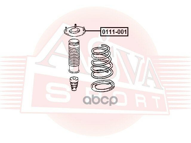 ASVA опора амортизатора 0111001