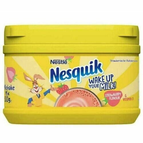 Растворимый напиток Nesquik Powder Strawberry, 300 гр