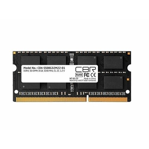 Оперативная память CBR DDR4 8GB CD4-SS08G32M22-01 276000₽