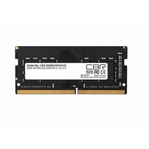 Оперативная память CBR DDR4 8GB CD4-SS08G26M19-01 253000₽