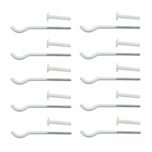 Кронштейн для радиатора с дюбелем 7 х 180 мм круглый 10 шт 901₽