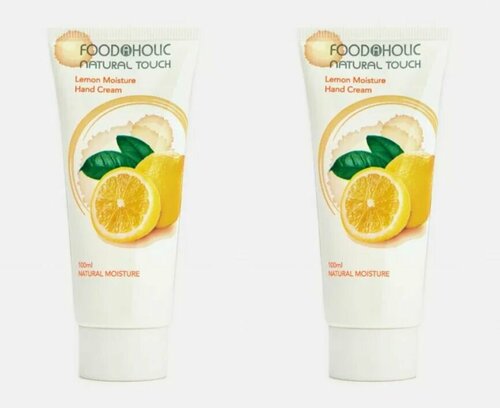 FoodaHolic Крем для рук с экстрактом лимона FOODAHOLIC Moisture Hand Cream Lemon 100 мл - 2 штуки