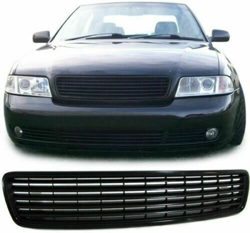 Audi A4 B5 1995-2000 решетка радиатора тюнинг черная без значка