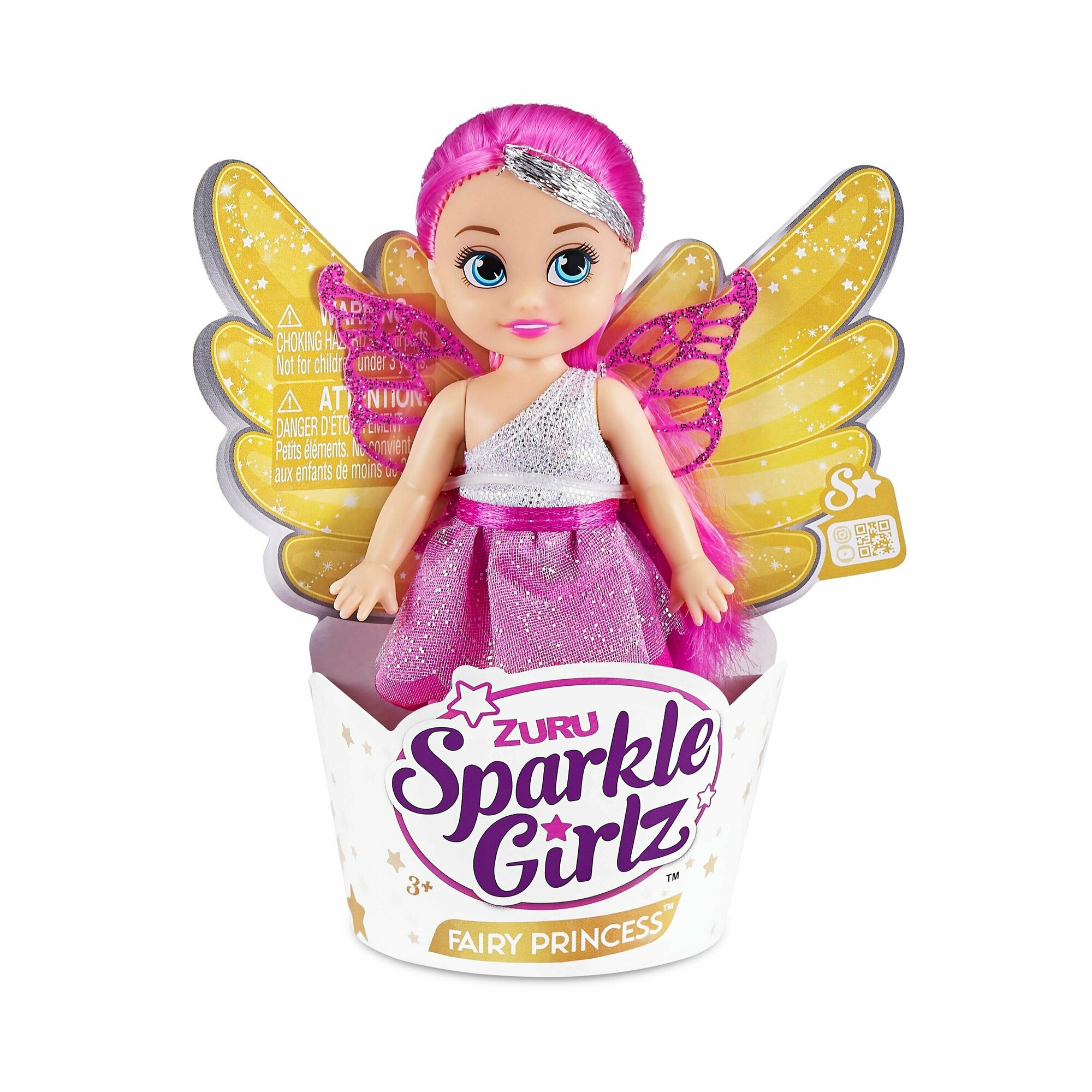 фото Мини-кукла Zuru SPARKLE GIRLZ 11,5 см "Фея" Розовая / 10011TQ4