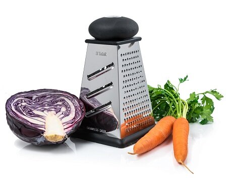 Терка универсальная TalleR TR-21905 Анабель, 4 вида лезвий, нержавеющая сталь — фото 1