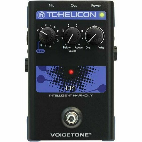 TC Helicon Voicetone H1 Вокальный процессор вокальный процессор tc helicon voicetone x1