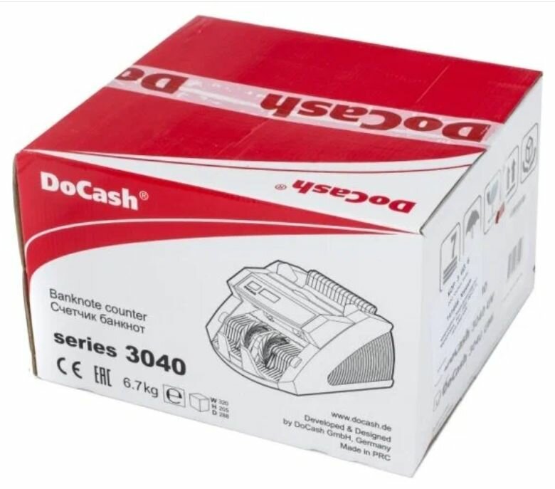 Счетчик банкнот DoCash 3040 Umi рубли - фото №12