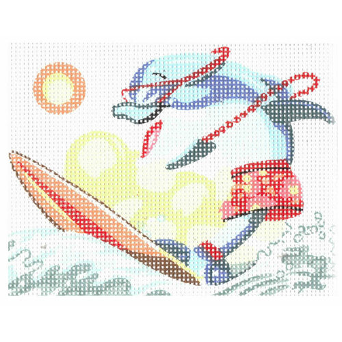 Канва с рисунком COLLECTION DART Веселый дельфин 1418см 1шт 315₽