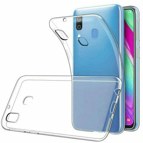 Силиконовый прозрачный чехол для Samsung Galaxy A40, Самсунг галакси А40