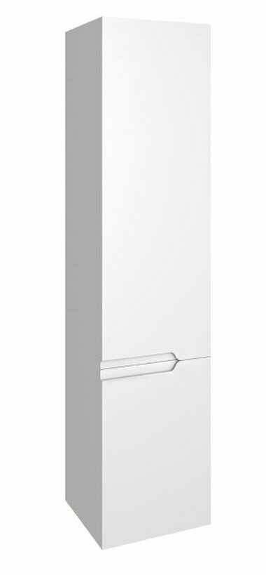 Пенал Runo Стокгольм 35, подвесной, правый, цвет: белый глянец