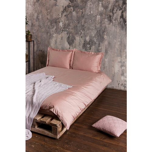 Постельное белье 2 спальное евро Luxberry Daily Bedding розовая пудра (200x220 / 240x260 / 50x70 (2шт))