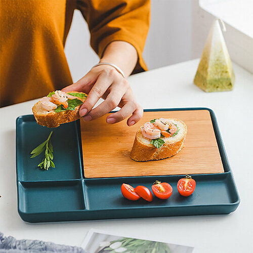 Тарелка для сыра Emmental разные цвета Бирюзовый 709₽