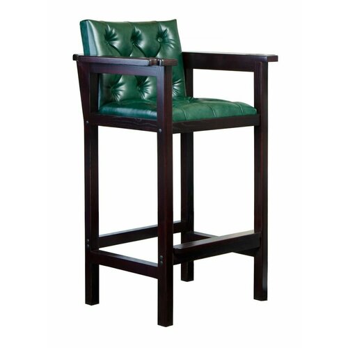 Кресло бильярдное из ясеня мягкое сиденье мягкая спинка цвет махагон 35991₽