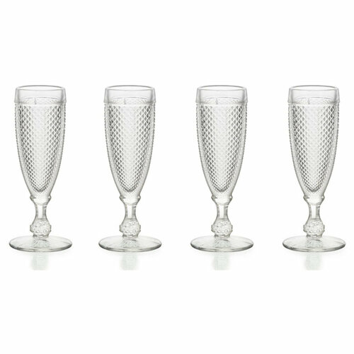 Набор бокалов для шампанского Vista Alegre Бикош 110 мл, 4 шт