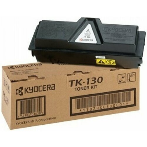 Тонер-картридж лазерный Kyocera TK-130 / 1T02HS0EUO черный 7200 стр. для Kyocera (TK-130) ракель hi black для kyocera fs 1016 1018 fs 1128mfp fs 1120 1350dn