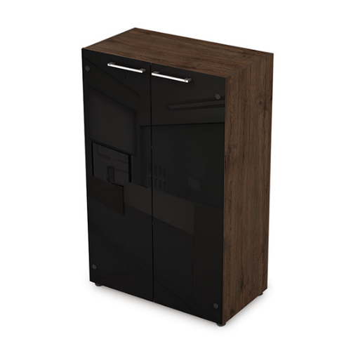 Шкаф средний со стеклом 