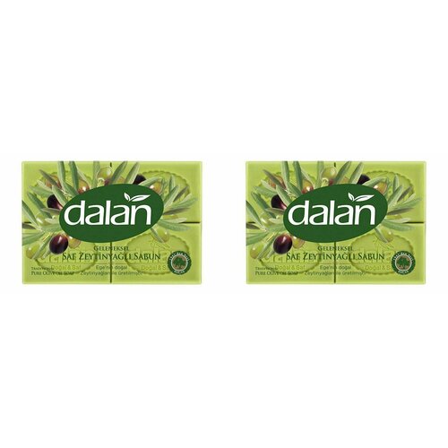 Dalan Мыло хозяйственное твердое Оливковое 4х125г2 шт 918₽