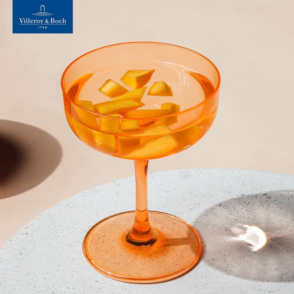 Набор бокалов для шампанского, Like Apricot, like. by Villeroy & Boch, 2 шт, 190 мл, Хрустальное стекло