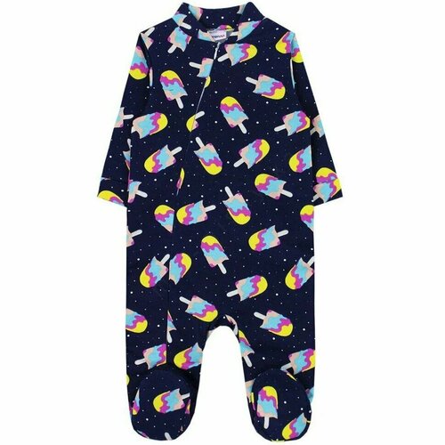 фото Комбинезон youlala, закрытая стопа, размер 68, синий