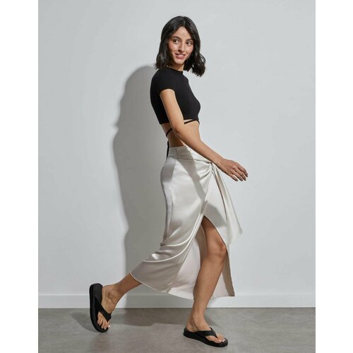 фото Юбка gloria jeans, размер m (44-46), бежевый