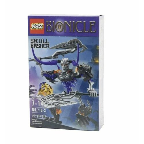 Конструктор KSZ Bionicle арт 710-3 Skull Basher 74 детали конструктор bionicle 1004 ksz sw