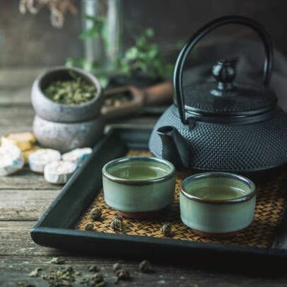 Зеленый Китайский чай Кактусовый с Лимонной травой / 100 г - 50 чашек - фотография № 6