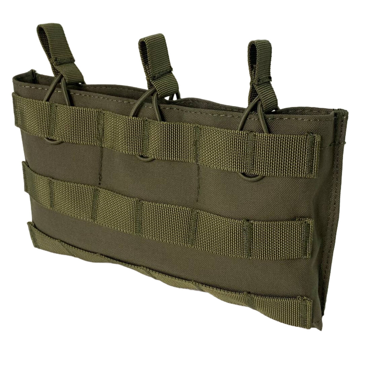 Подсумок, на 3 магазина, Cordura 1000 D, оливковый, 7,62х5,56 мм