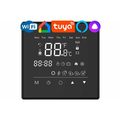 Терморегулятор WL M62 Mirror Black с Wi-Fi