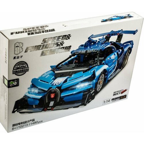 Конструктор Bugatti Gran Turismo из 1480 деталей