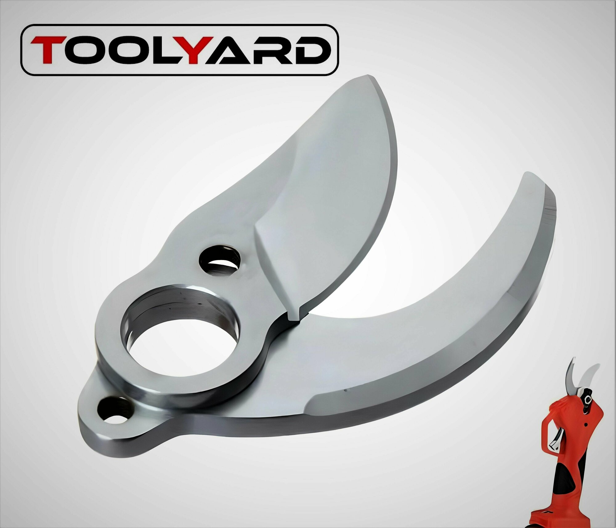 Лезвия сменные для секатора аккумуляторного садовых ножниц TOOLYARD (сталь SK5)