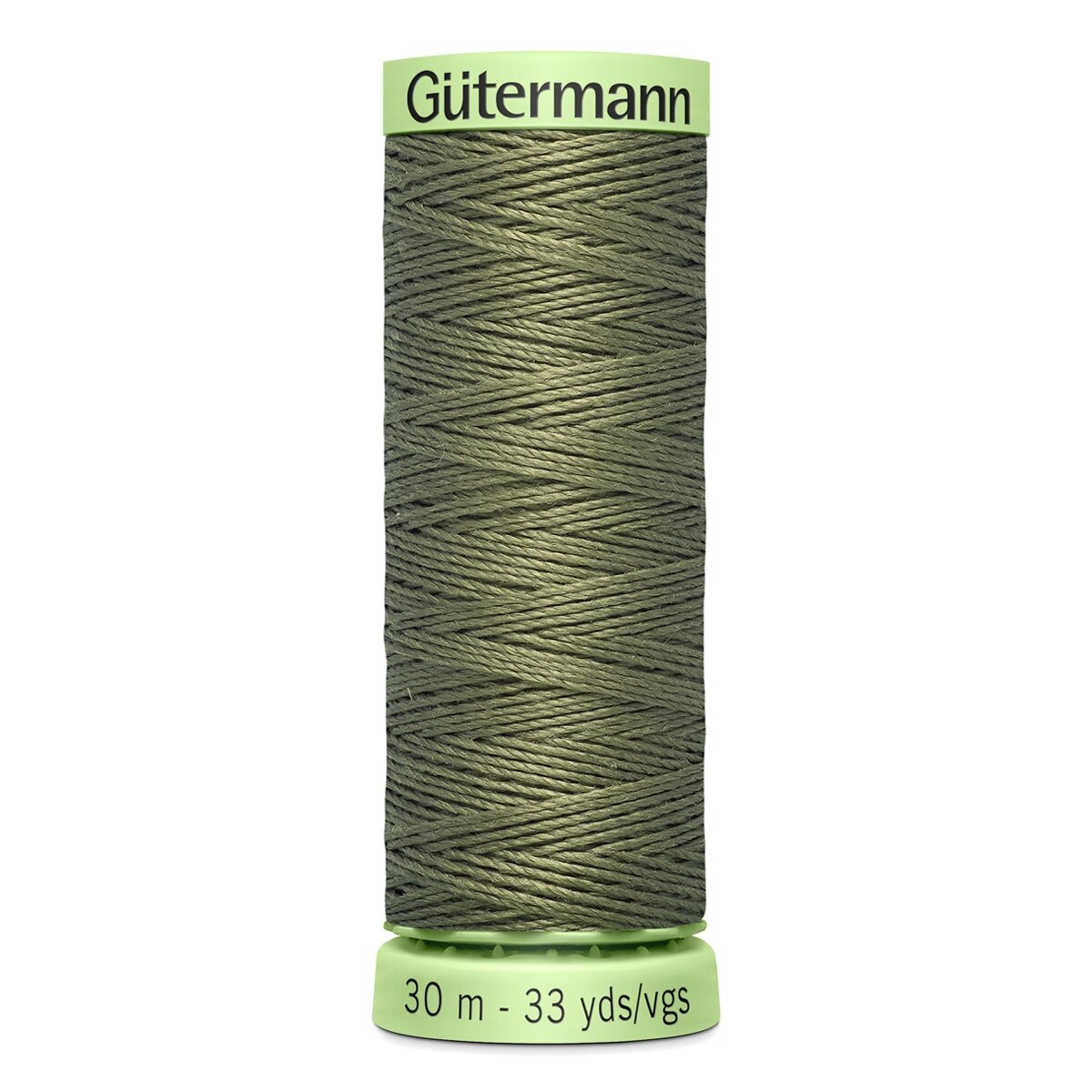 Нитки швейные Top Stitch 30/30 м для декоративной отстрочки, 100% полиэстер, Gutermann 744506 (825 золотисто-оливковый), 5 шт