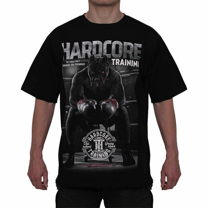 Футболка HARDCORE TRAINING черный 