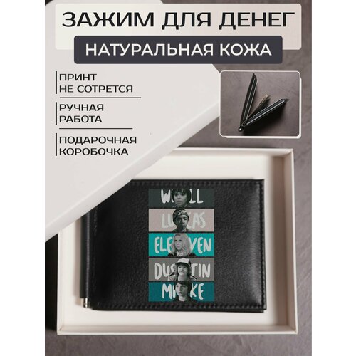 фото Зажим для купюр russian handmade, фактура гладкая, черный