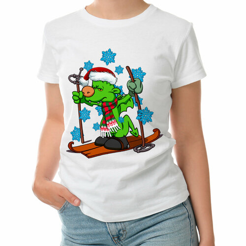 фото Футболка roly, размер l, белый