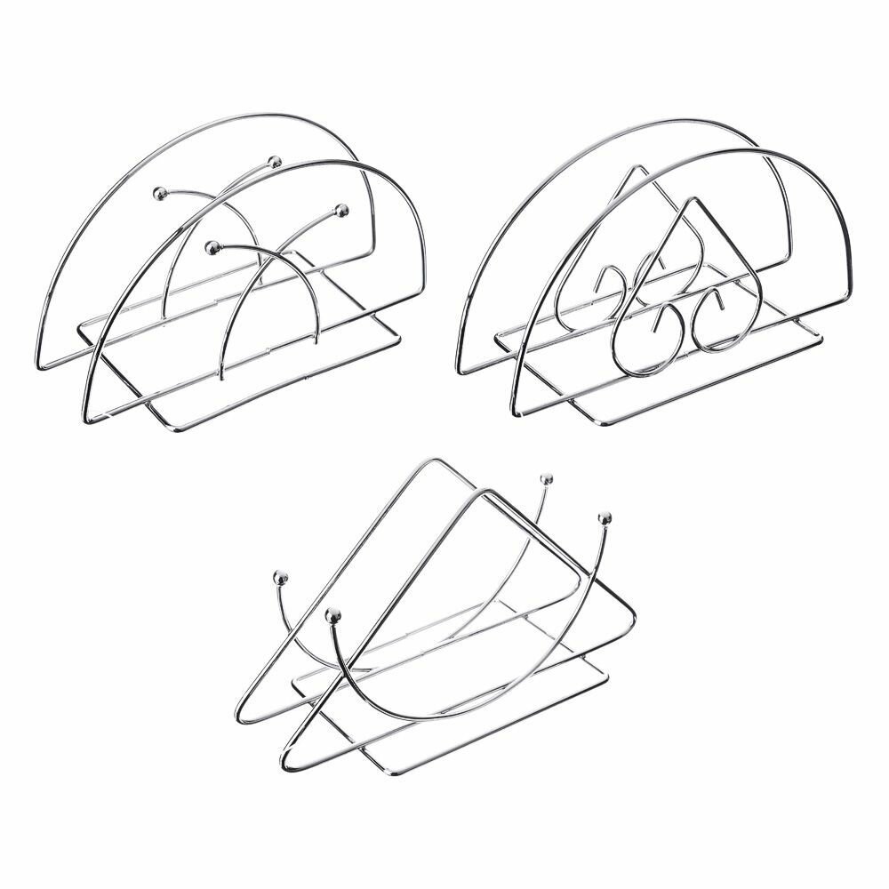 Салфетница 13*7*6см VETTA (мет) (в ассортименте) 1шт.