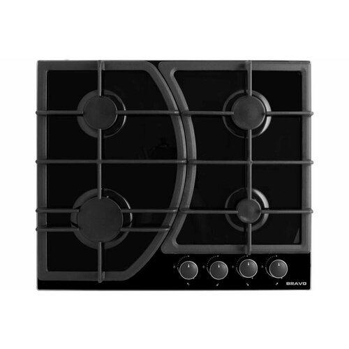 Встраиваемая газовая варочная панель Bravo FGH60G4 B 3479800₽