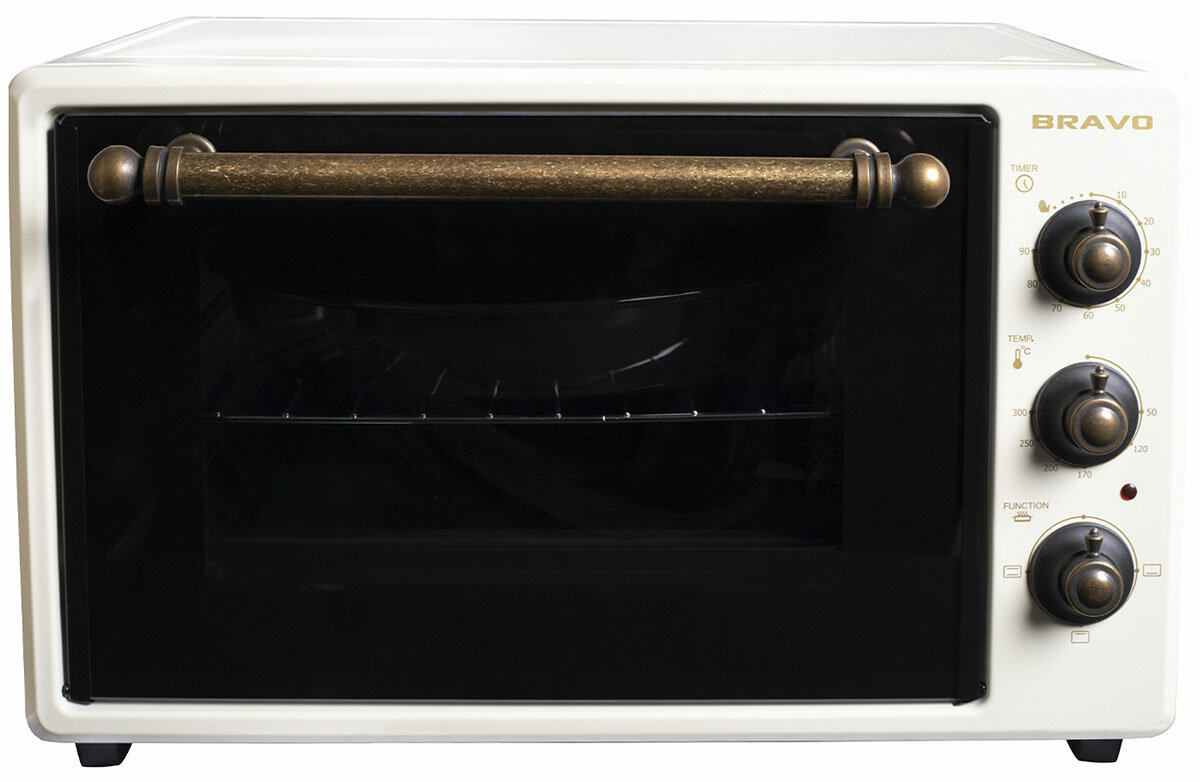фото Мини-печь Bravo FO-38BR, 38 л, рустик, бежевый
