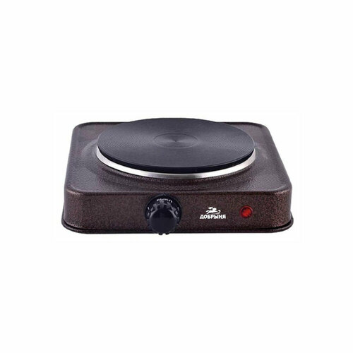 Электроплитка Добрыня DO-2206 1-но конфорочная закрытый ТЭН 10 кВт коричневая 96700₽