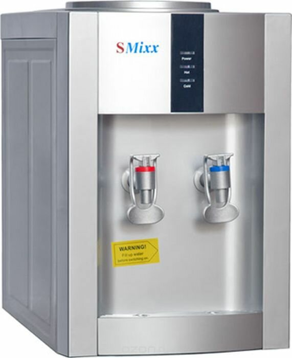 фото Кулер настольный SMixx 16 T/E белый с серебром (нагрев и компрессорное охлаждение)