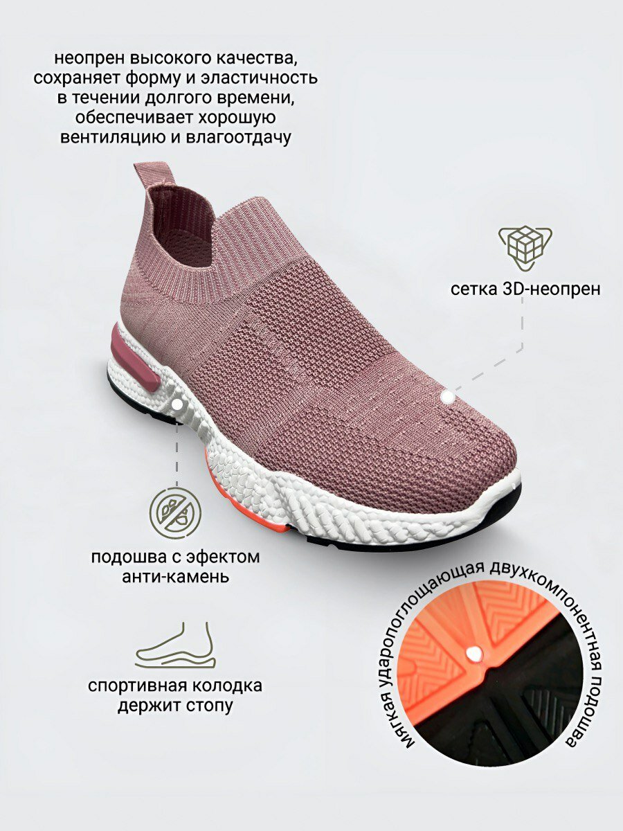 фото Кроссовки сетчатые женские синие 2010356