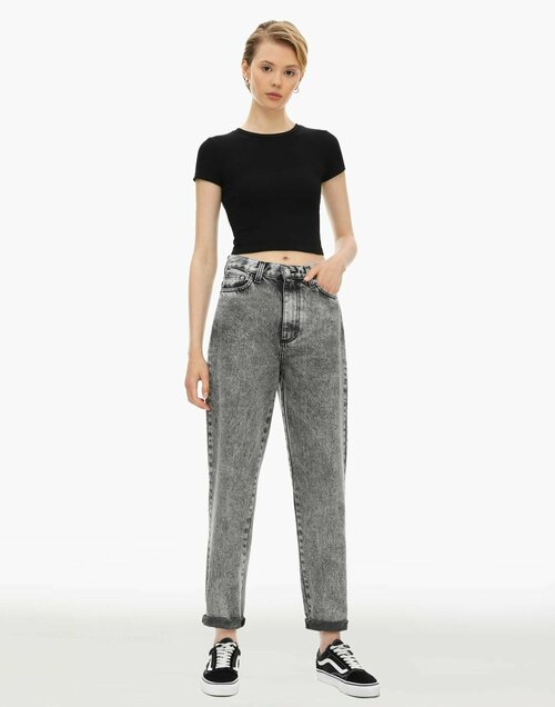 Джинсы  Gloria Jeans, размер 44, серый